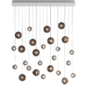 dark &amp; bright star chandelier / 26 pcs / 26x dark