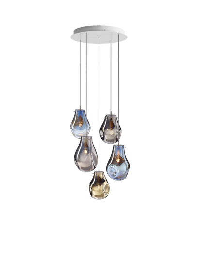 bomma-soap-chandelier-mix-5pcs-pendant-crystal-lighting