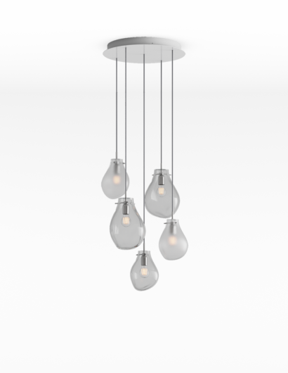 bomma-soap-chandelier-mix-clear-satin-5pcs-pendant-crystal-lighting