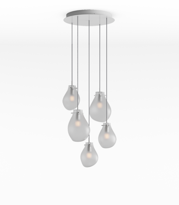 bomma-soap-chandelier-satin-5pcs-pendant-crystal-lighting