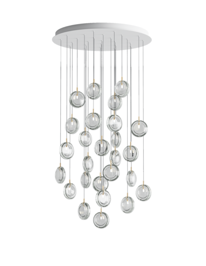 LENS_chandelier_26pcs_round_clear