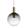 phenomena pendant large sphere / smoke / gold