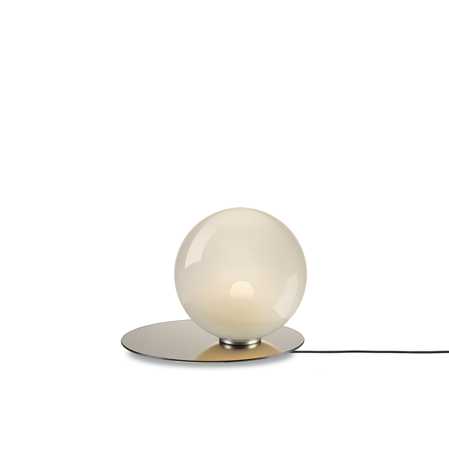 Umbra stolni zlata – lestena mosaz – light grey