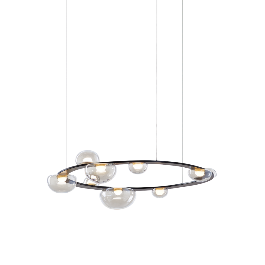 bomma_dew_drops_circle_brushed_black_clear_glass_on_png