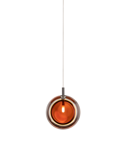 Lens-single-pendant-amber-front