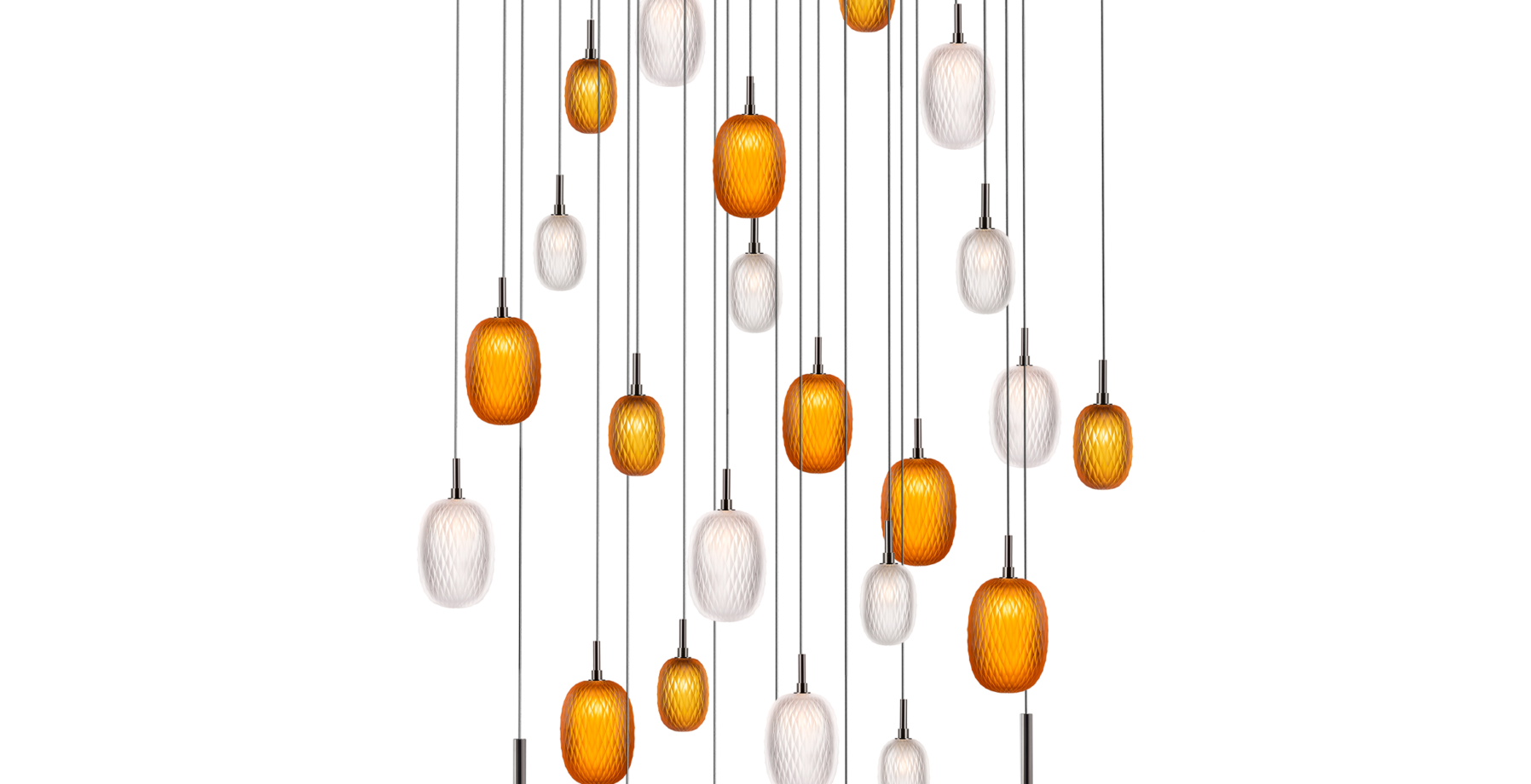 beam pendant light / circular canopy / 25x metamorphosis / 4x beam